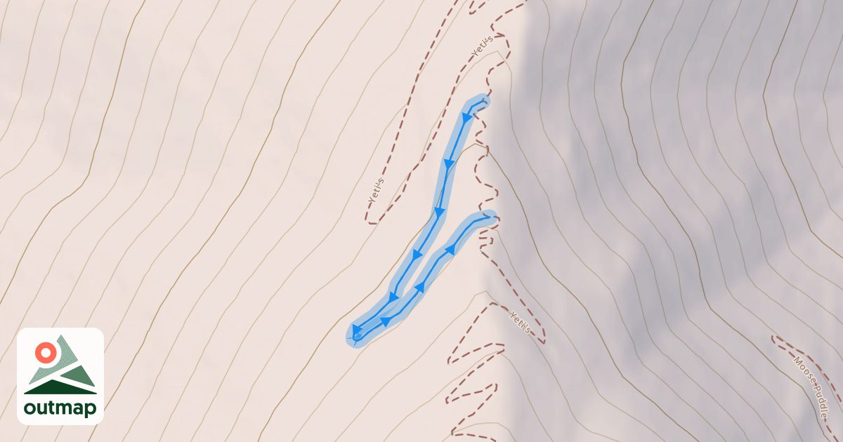 Map of Yeti's