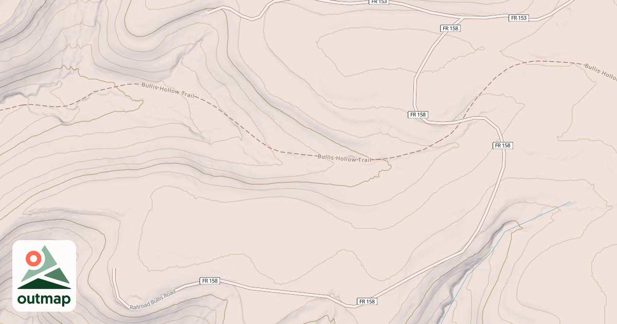 Map of RAILROAD BULLIS