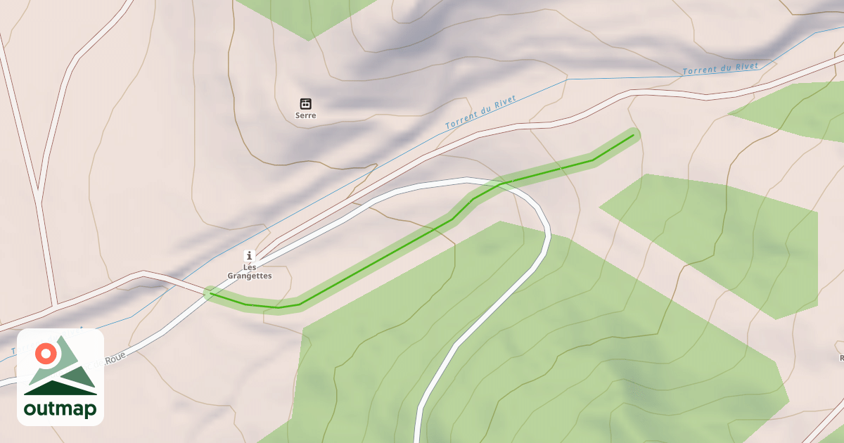 Map of Les Grangettes