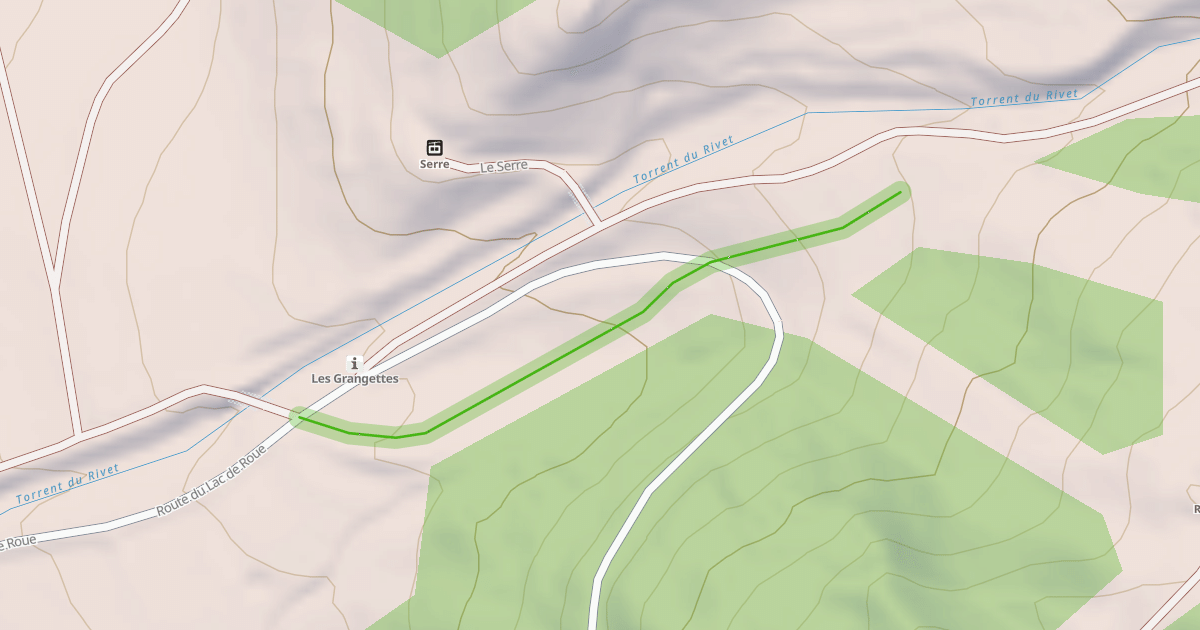 Map preview of Les Grangettes