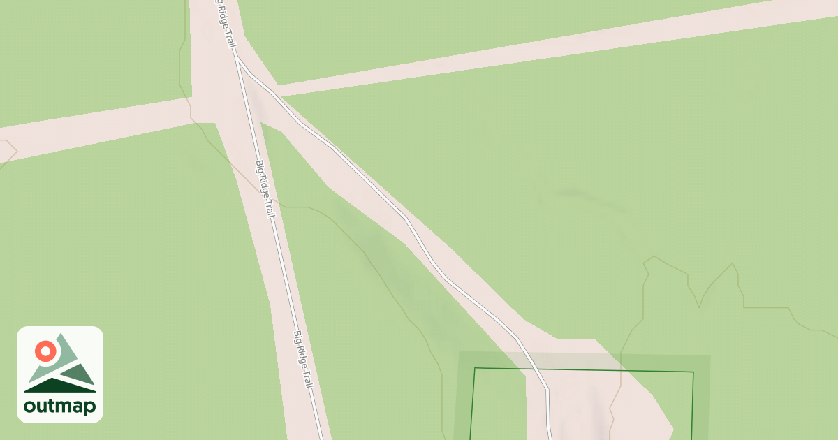 Map of S.B. Elliott State Park Snowmobile Trails