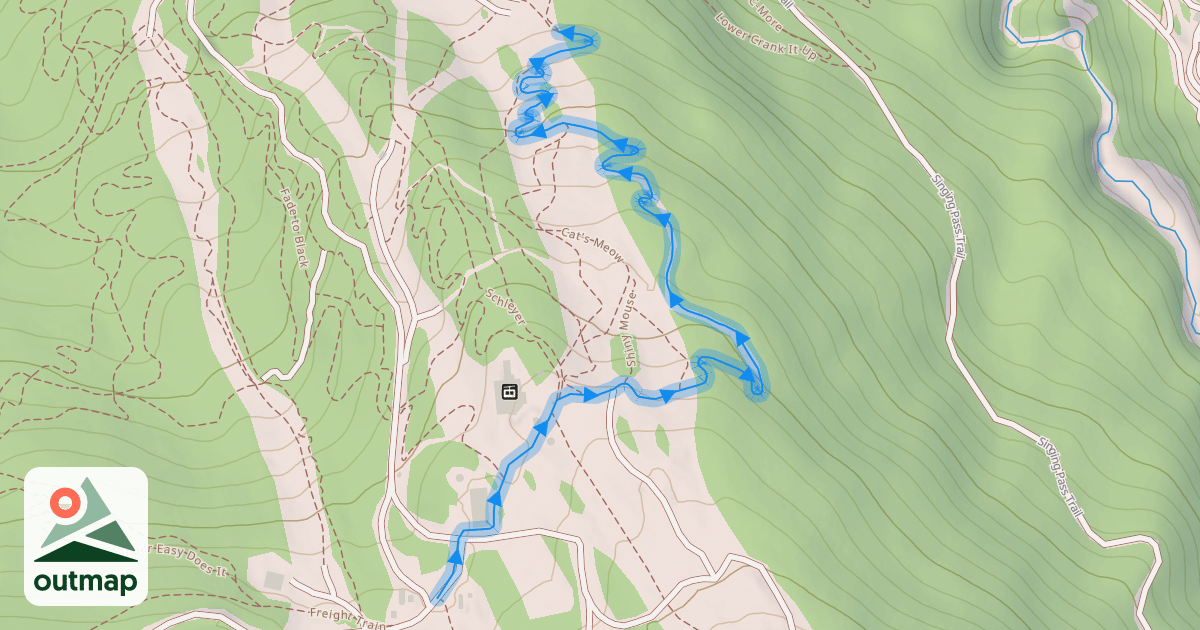 Map of Upper Crank It Up