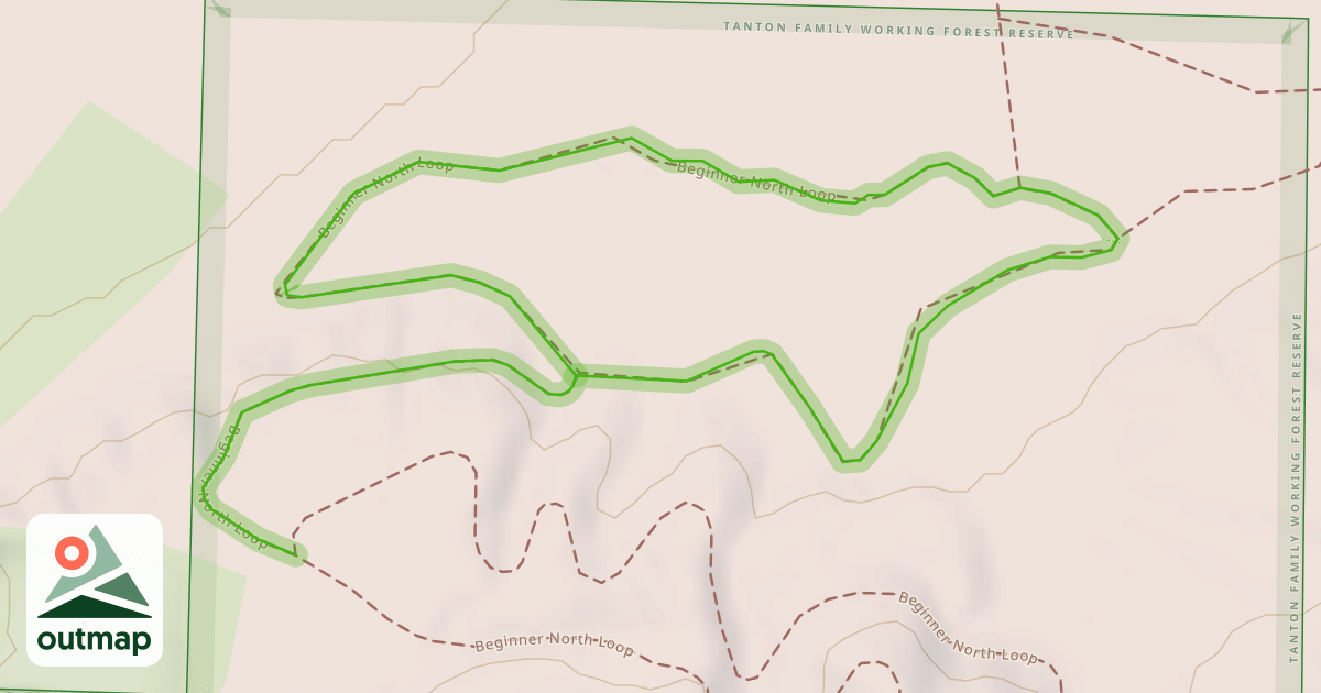 Map of Beginner North Loop