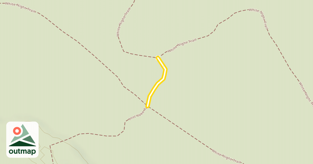 Map of Lost Lake Trail