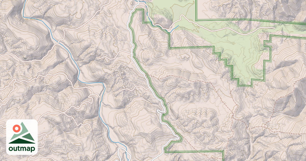 Map of GROUSE SPRINGS-BEAR CREEK