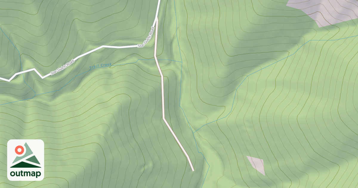Map of USFS Motor Vehicle Use Map Roads {0046B297-07EE-43E1-803C-FDEF3F8ED42B}