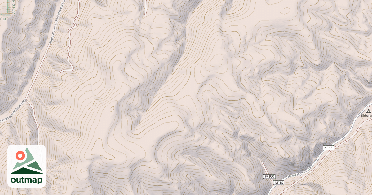 Map of USFS National Forest System Roads {A5763F3C-8F28-45C0-95EC-B398DFE9CF4F}