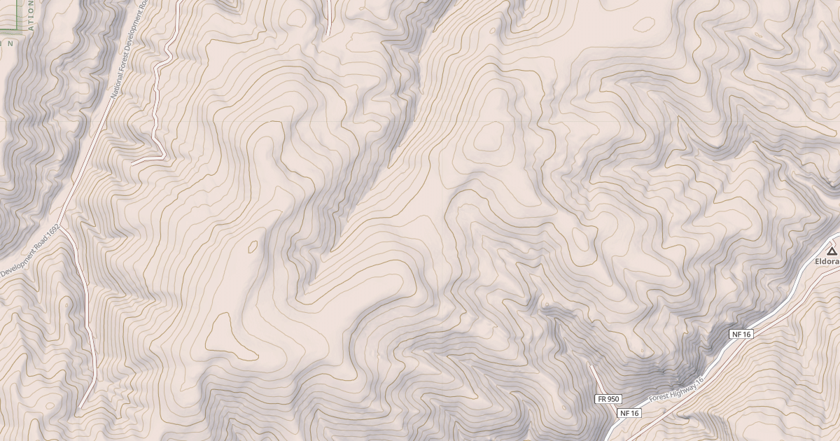 Map preview of USFS National Forest System Roads {A5763F3C-8F28-45C0-95EC-B398DFE9CF4F}
