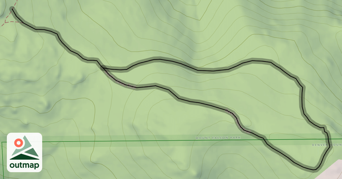 Map of Devil's Elbow Trail