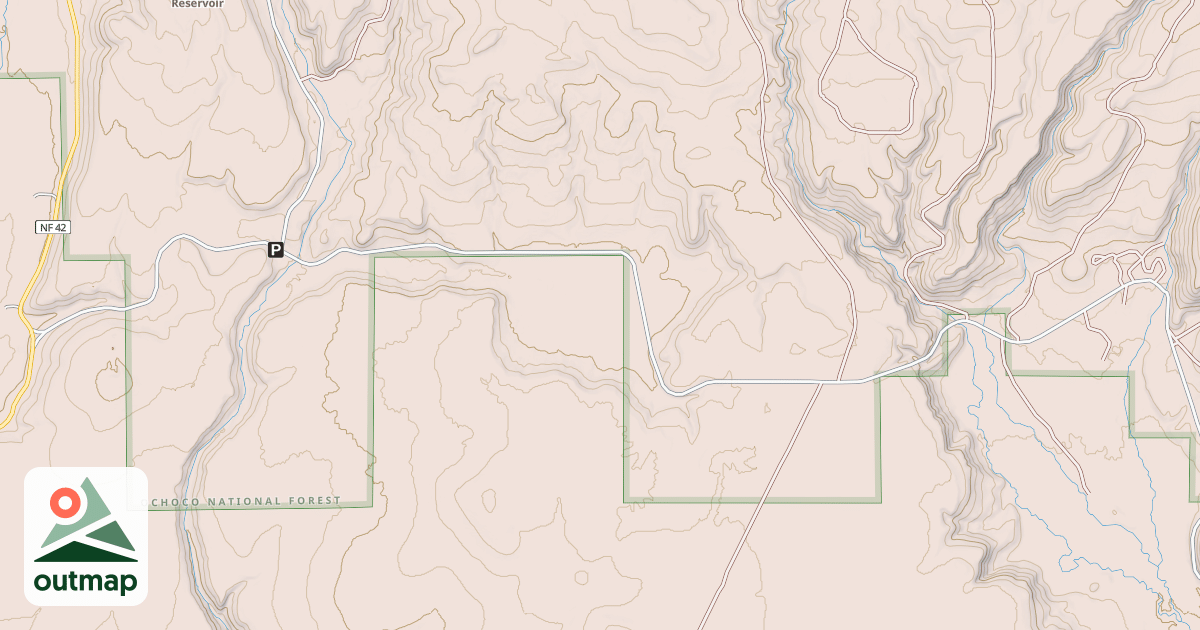 Map of USFS Motor Vehicle Use Map Roads {10CA7EBE-18FF-4473-9C35-D6689E29CA9A}
