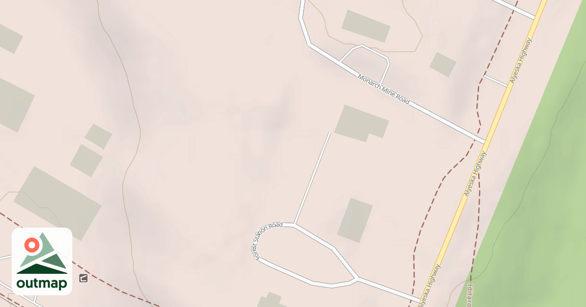 Map of GLACIER RANGER STA OVERFLOW PK