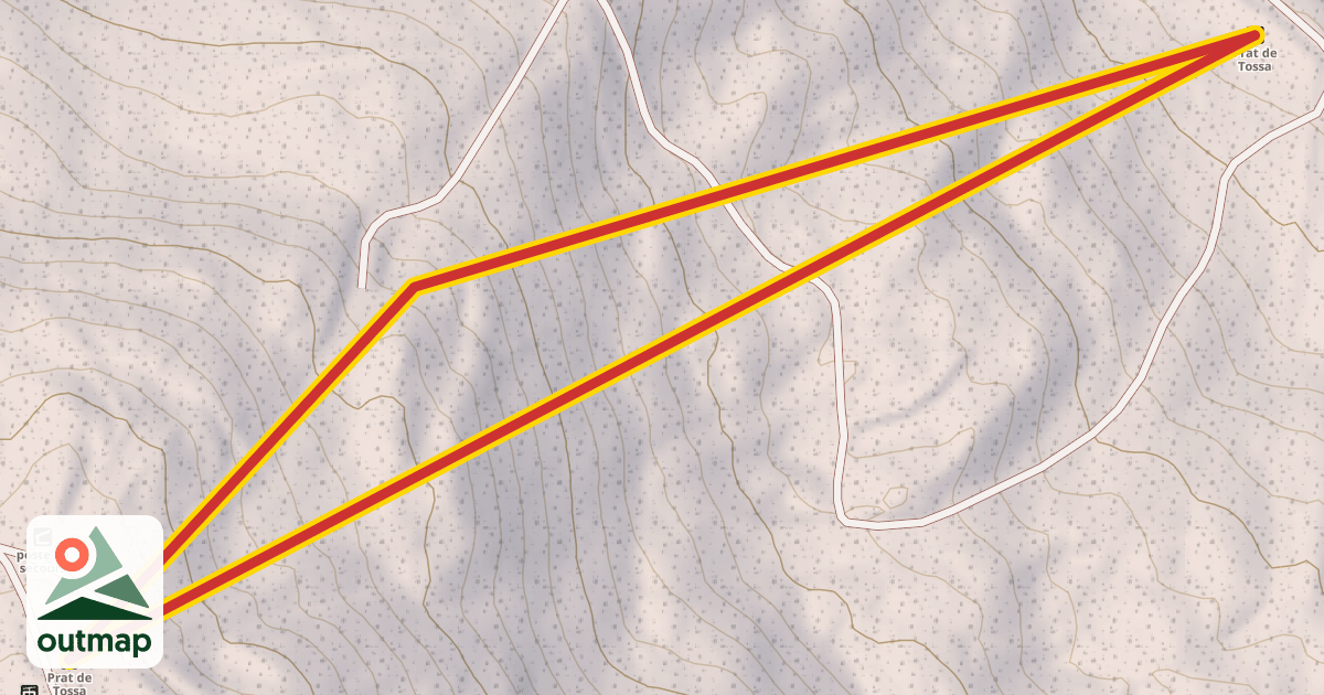 Map of Prat de Tossa