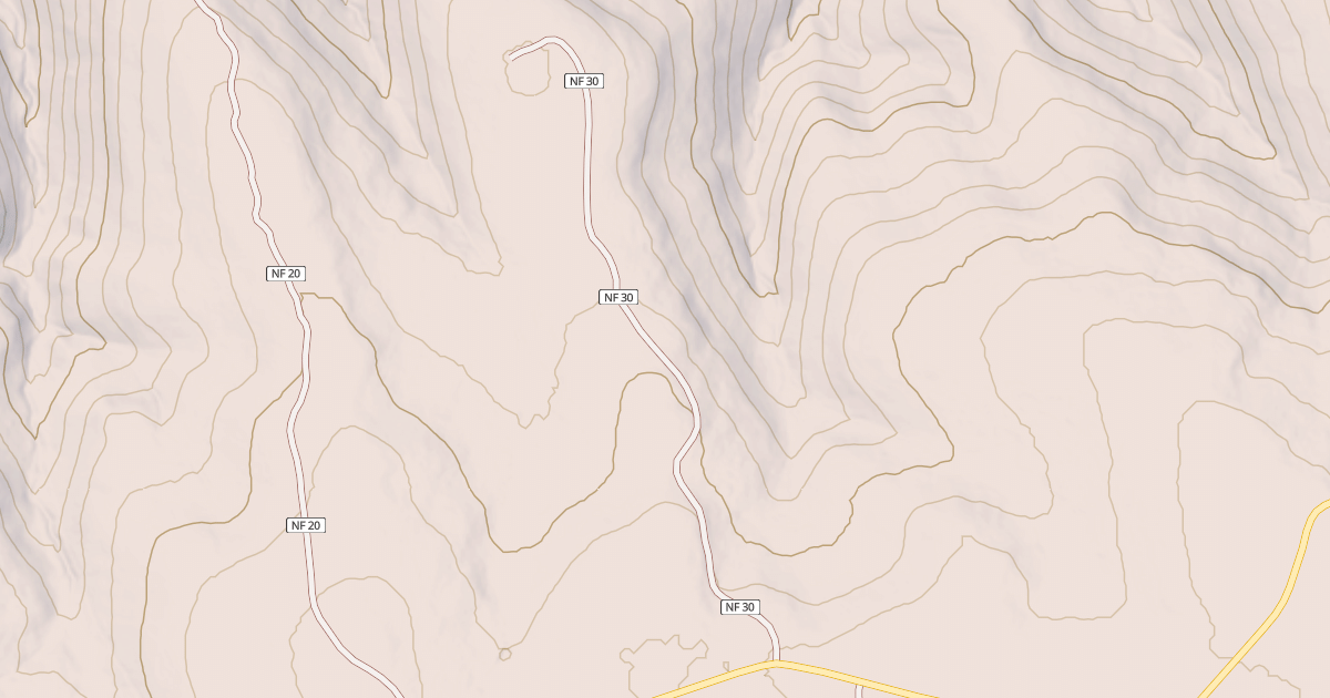 Map preview of USFS Motor Vehicle Use Map Roads {63088F16-1E0D-4B1F-96C4-E9A3F3709F36}