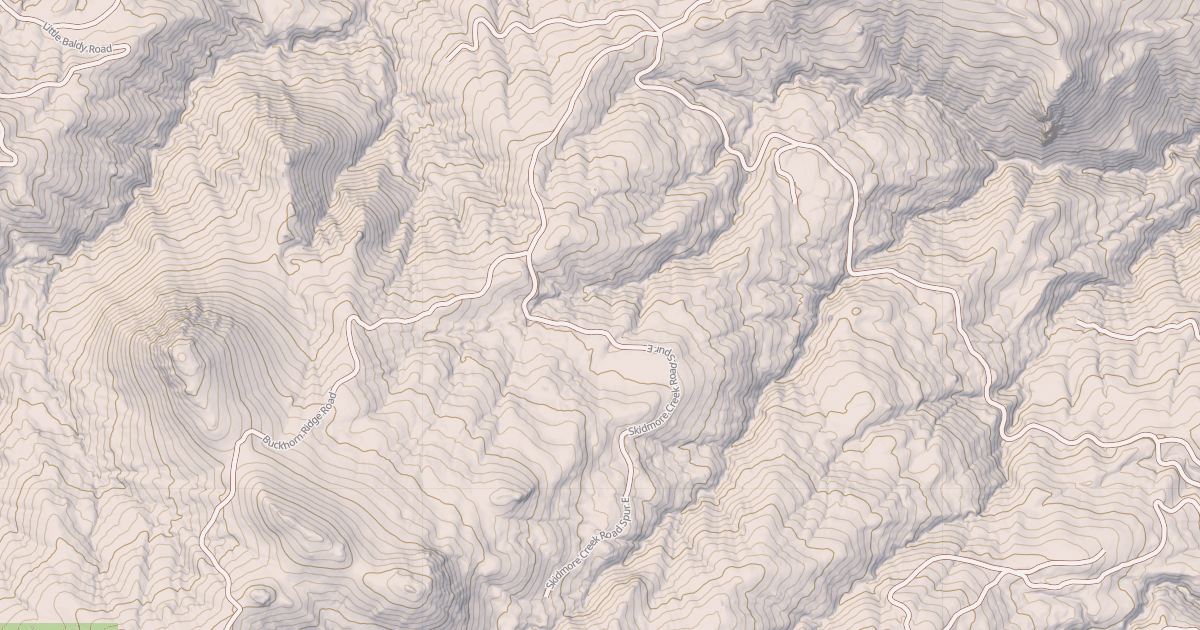 Map preview of SKIDMORE CREEK SPUR E