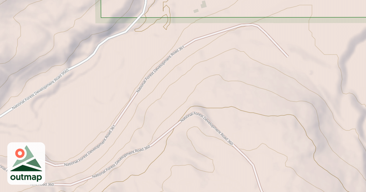 Map of USFS Motor Vehicle Use Map Roads {2178FD4E-378E-42F2-A103-392DC8F1243E}