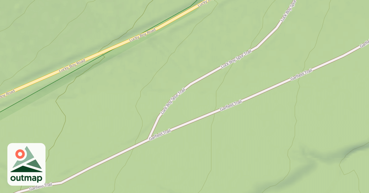Map of LUCK BOY SPUR