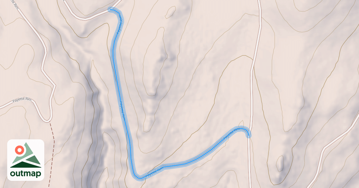 Map of Payette Rim