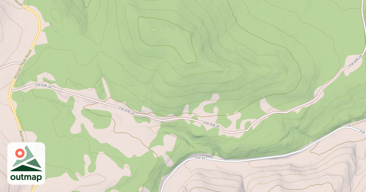 Map of TAYLOR DIVIDE BR 2A