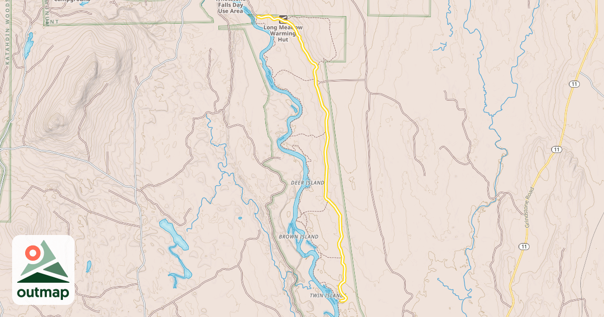 Map of Tote Road
