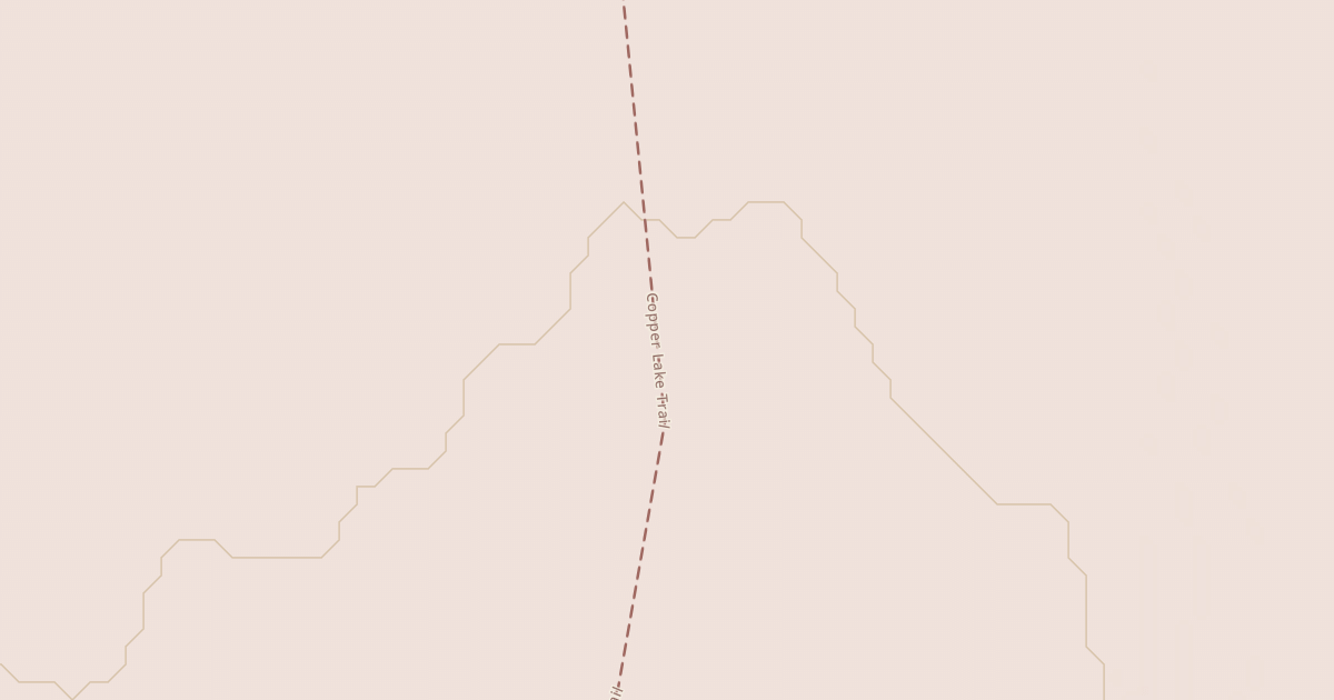 Map preview of Copper Lake Trail