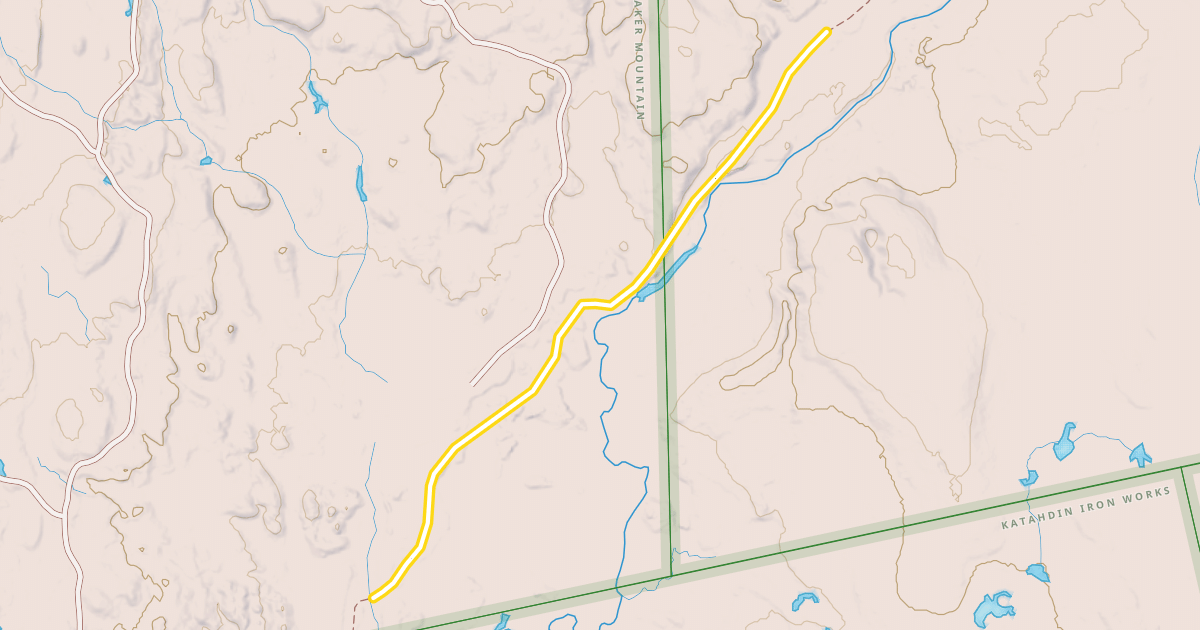 Map preview of Pleasant River Trail