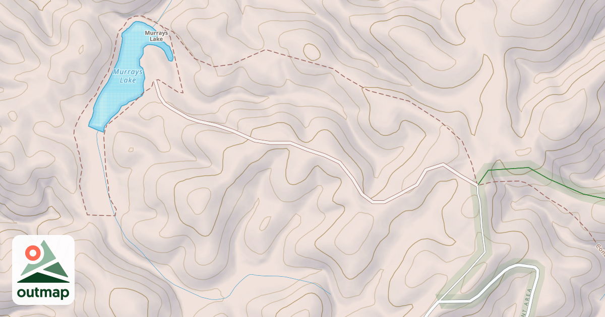 Map of MURRAYS LAKE