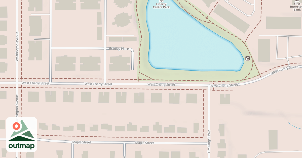 Map of North Ridge Trail