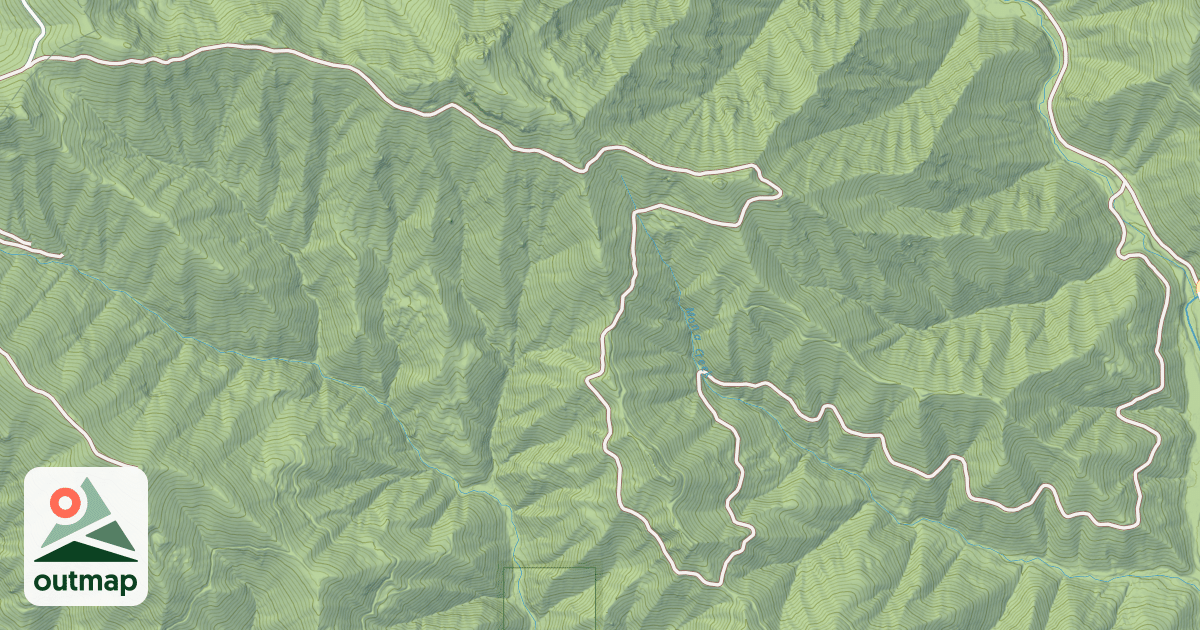 Map of BUCK MTN.