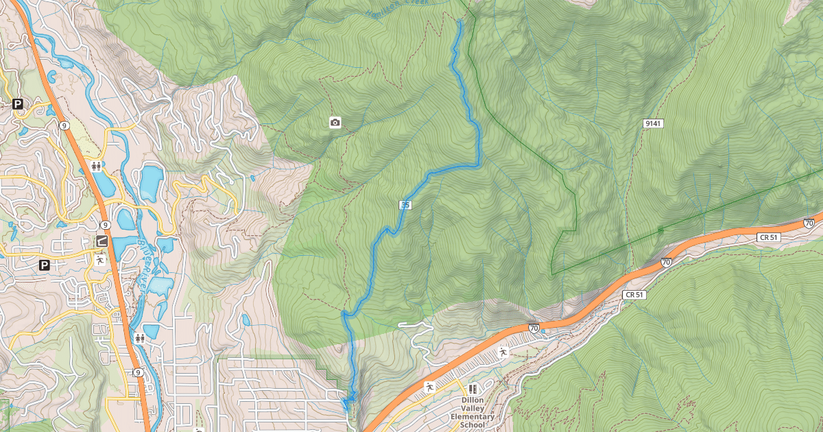 Map preview of Ptarmigan Pass Trail
