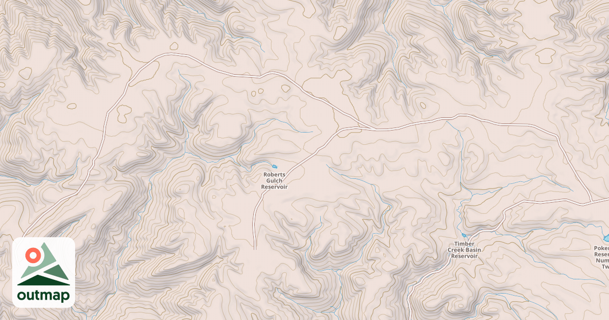 Map of ROBERTS CREEK
