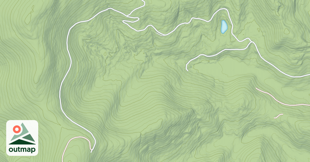 Map of ASHLEY MOUNTAIN