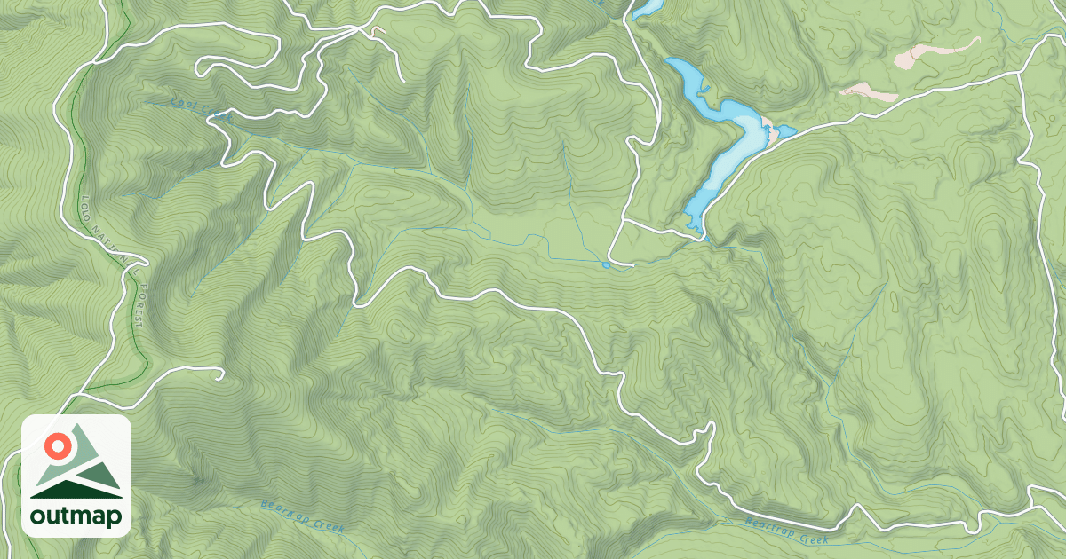 Map of BEARTRAP COOL CREEK