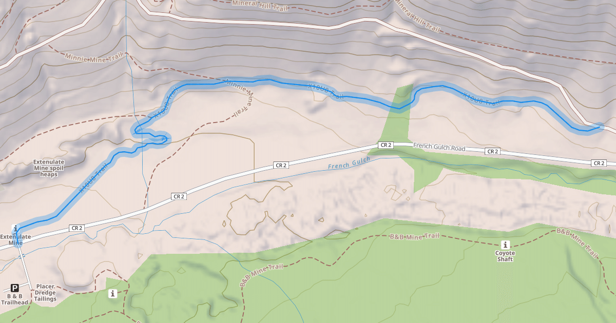 Map preview of X10U8 Trail