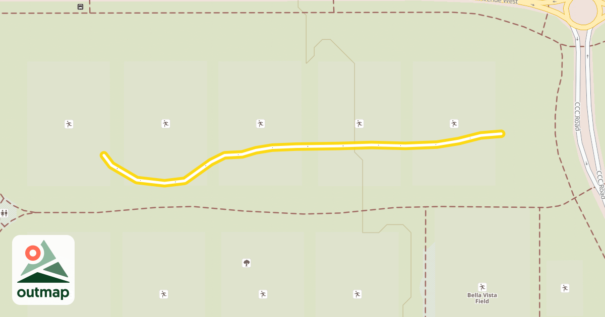 Map of Fort Missoula Nordic Ski Trails