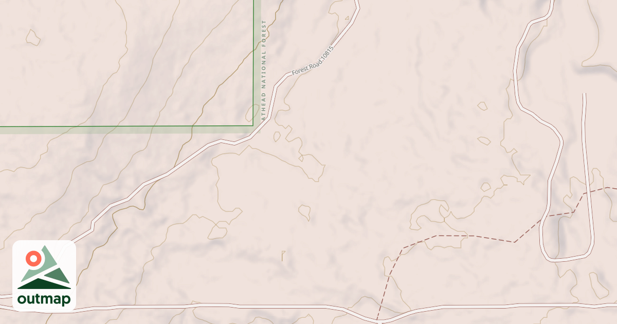 Map of USFS Motor Vehicle Use Map Trails 4475