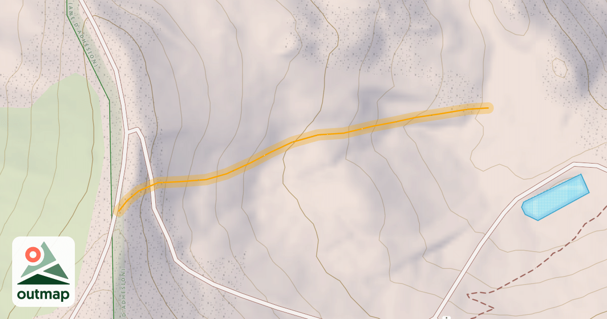 Map of Lac Hors Piste