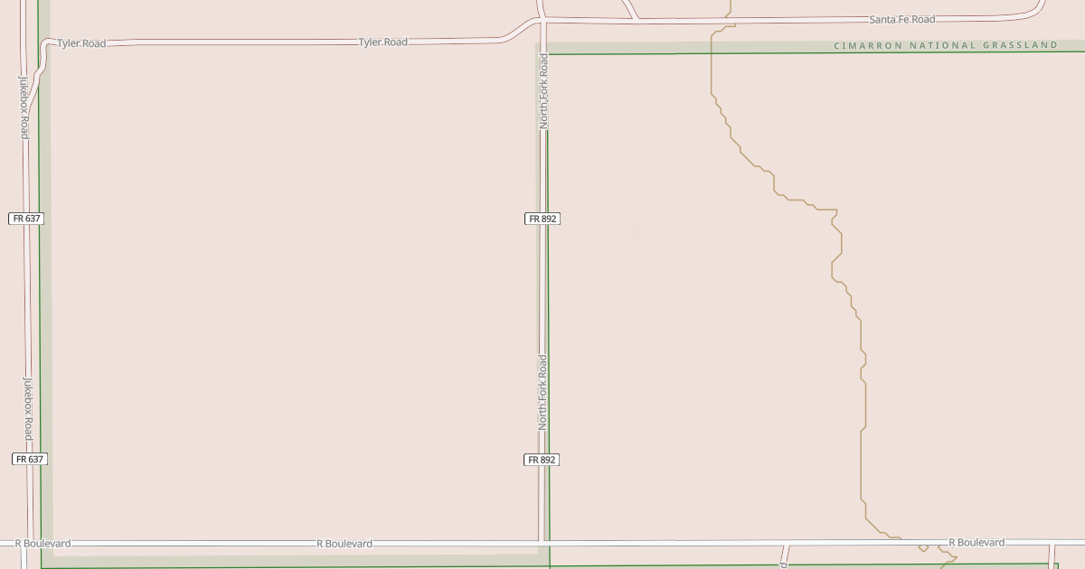 Map preview of NORTH FORK