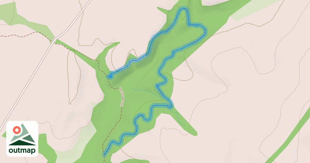 Map of Blue Trail (Willy's)