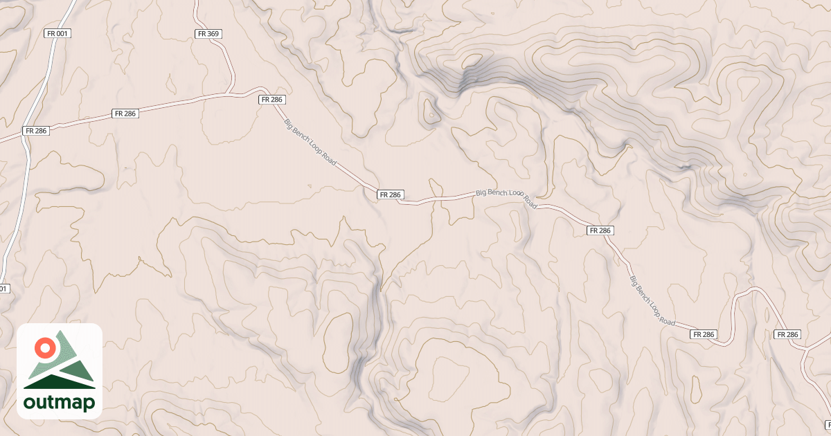 Map of BIG BENCH LOOP