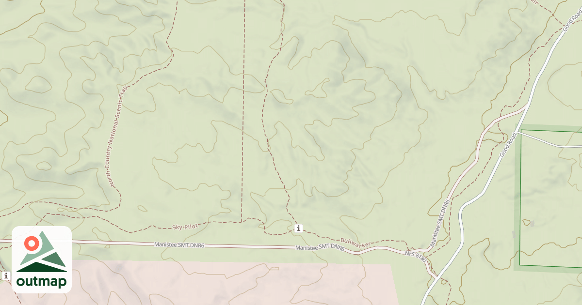 Map of Manistee Smt Dnr6