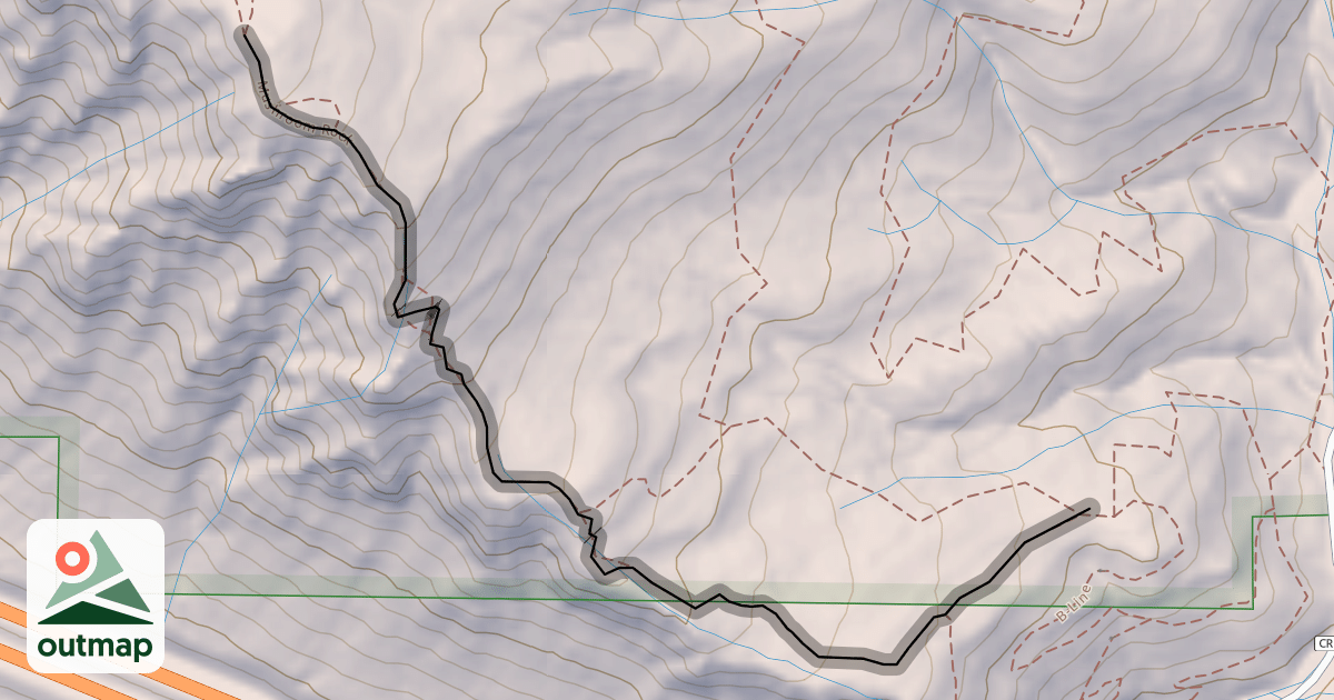 Map of Mushroom Rock