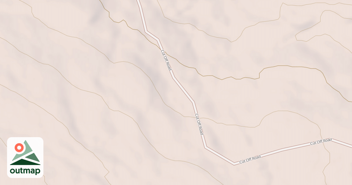 Map of Cut Off Road