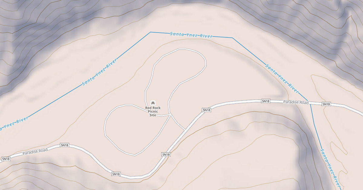 Map preview of REDROCK DUA.