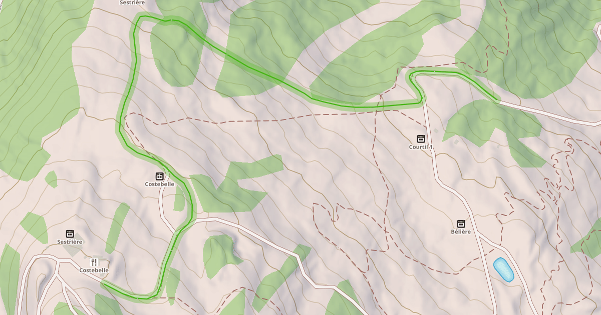 Map preview of Sestrière
