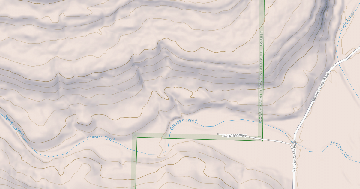 Map preview of PANTHER BRANCH