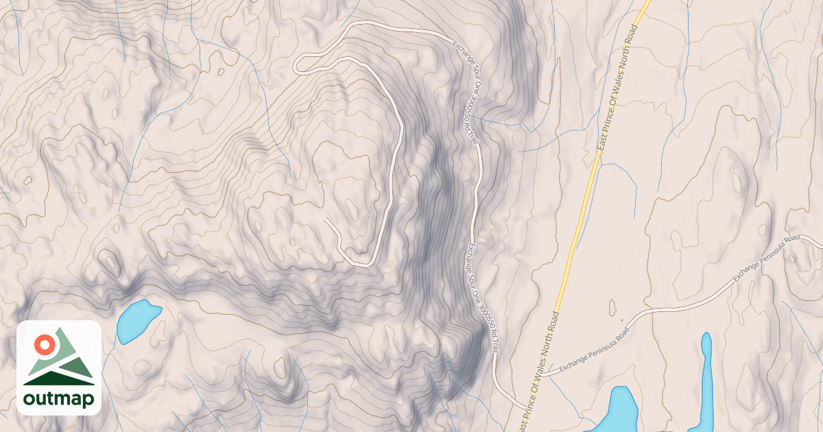 Map of Exchange Spur One  3000550 Rd