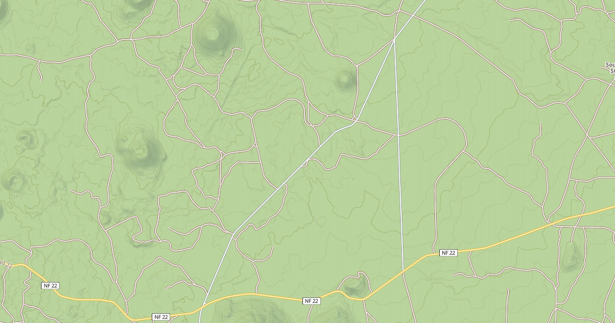 Map preview of CHINA HAT CUT-OFF RD.