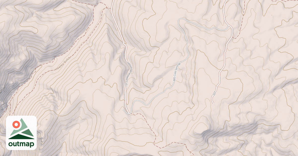 Map of LOOKOUT MOUNTAIN