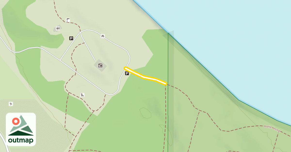 Map of Lake Loop