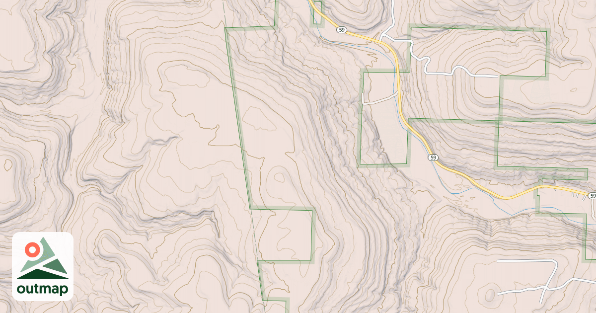 Map of MCANALLY MTN